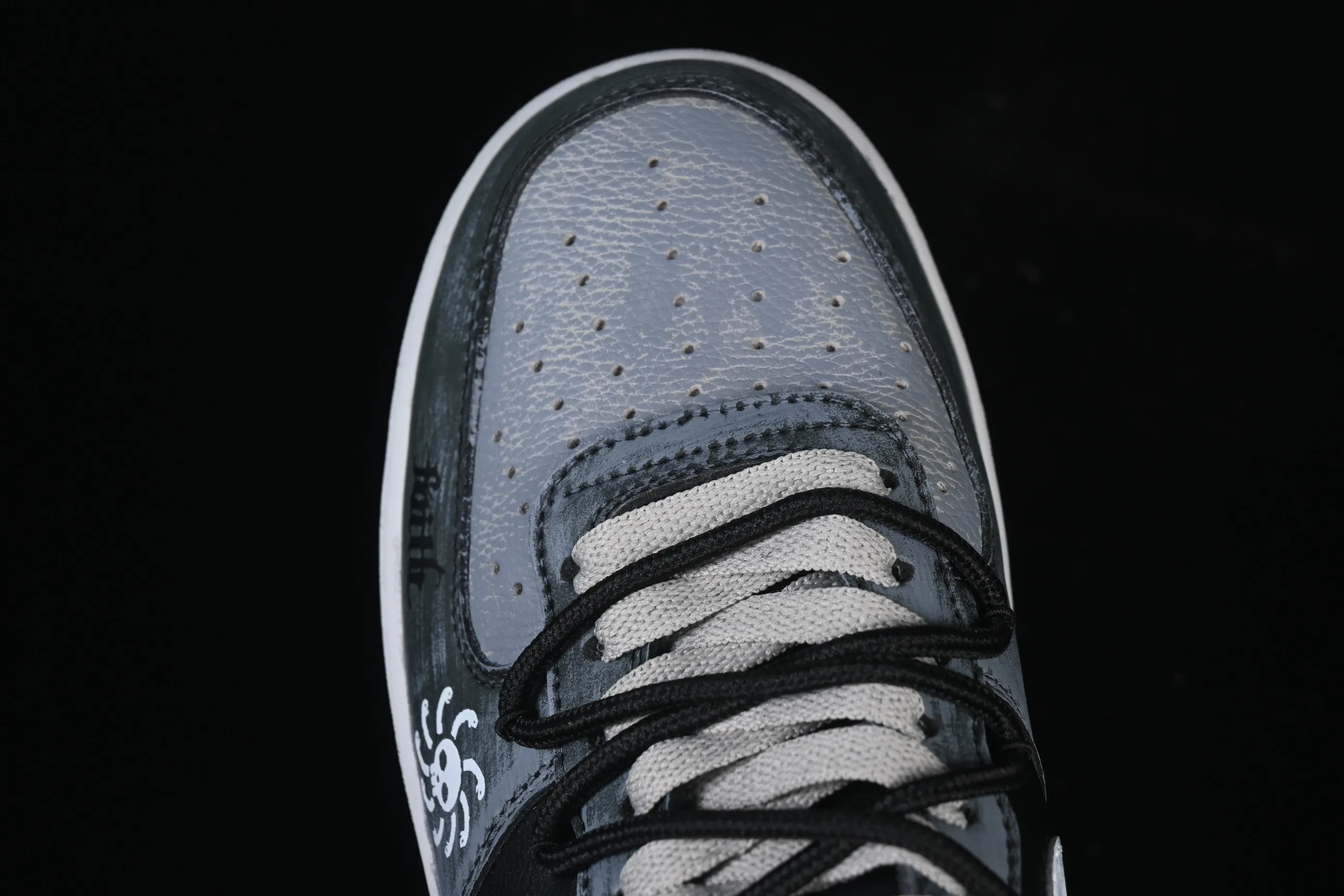 All categories Nk Air Force 1 Air Force series Nk Air Force 1 Low Air Force low-top Nike Air Force 1'07 Low "Ink Stained Skeleton" Hand-painted graffiti Ink-stained skull Air Force 1 low-top casual sneakers CW6871-777
